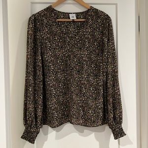 CAbi Romantic Blouse Top Size S